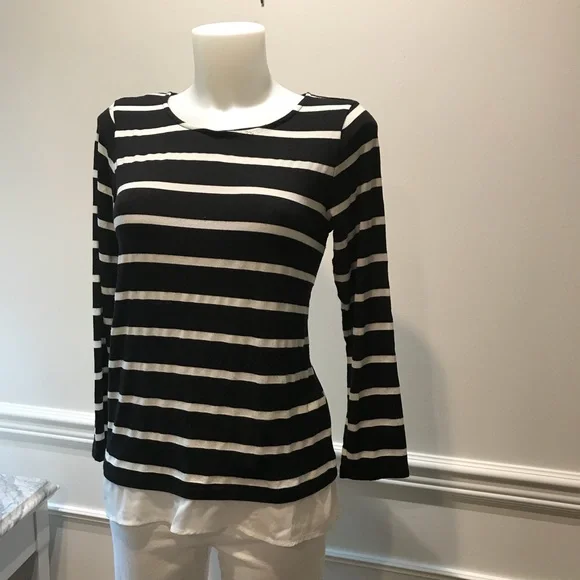 Haasi striped long sleeve blouse. - Picture 5 of 5